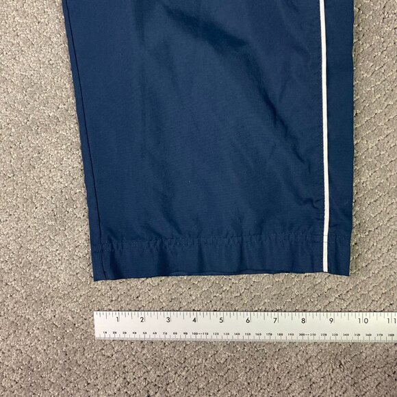 Vintage Nike Swoosh Track Pants Men's Large Blue Baggy Wide Leg Y2K 118237-451 - Picture 13 of 15